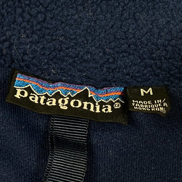 Patagonia Windbreaker Jacket Womens Medium Purple Red Capilene Vintage Full Zip - Picture 7 of 9